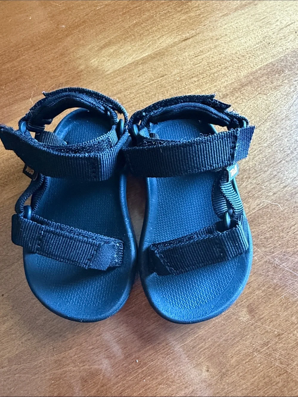 Teva Black Kids' Adjustable Sport Sandals